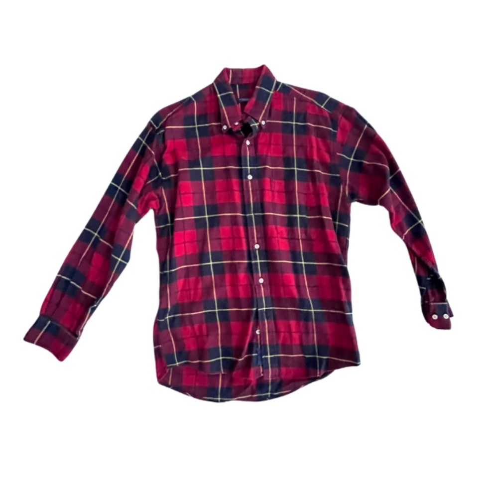 Classic Burberry Mens Button don shirt Size M